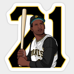 Roberto Clemente 21 Sticker